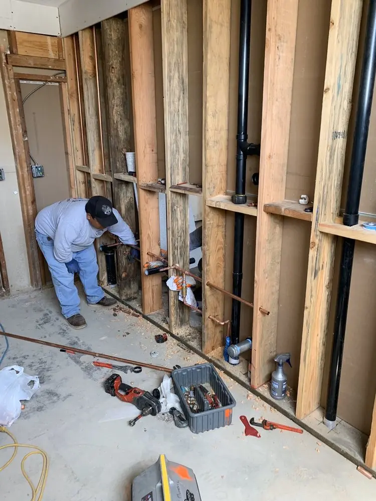 Commercial rough-in plumbing for Gas Line Repair in John J Delaney Homes